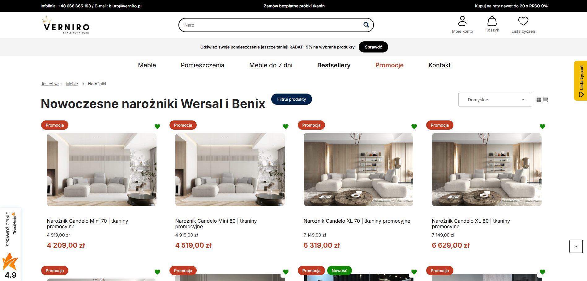 Jak urządzić małe mieszkanie z narożnikiem Wersal? Praktyczne inspiracje i triki aranżacyjne