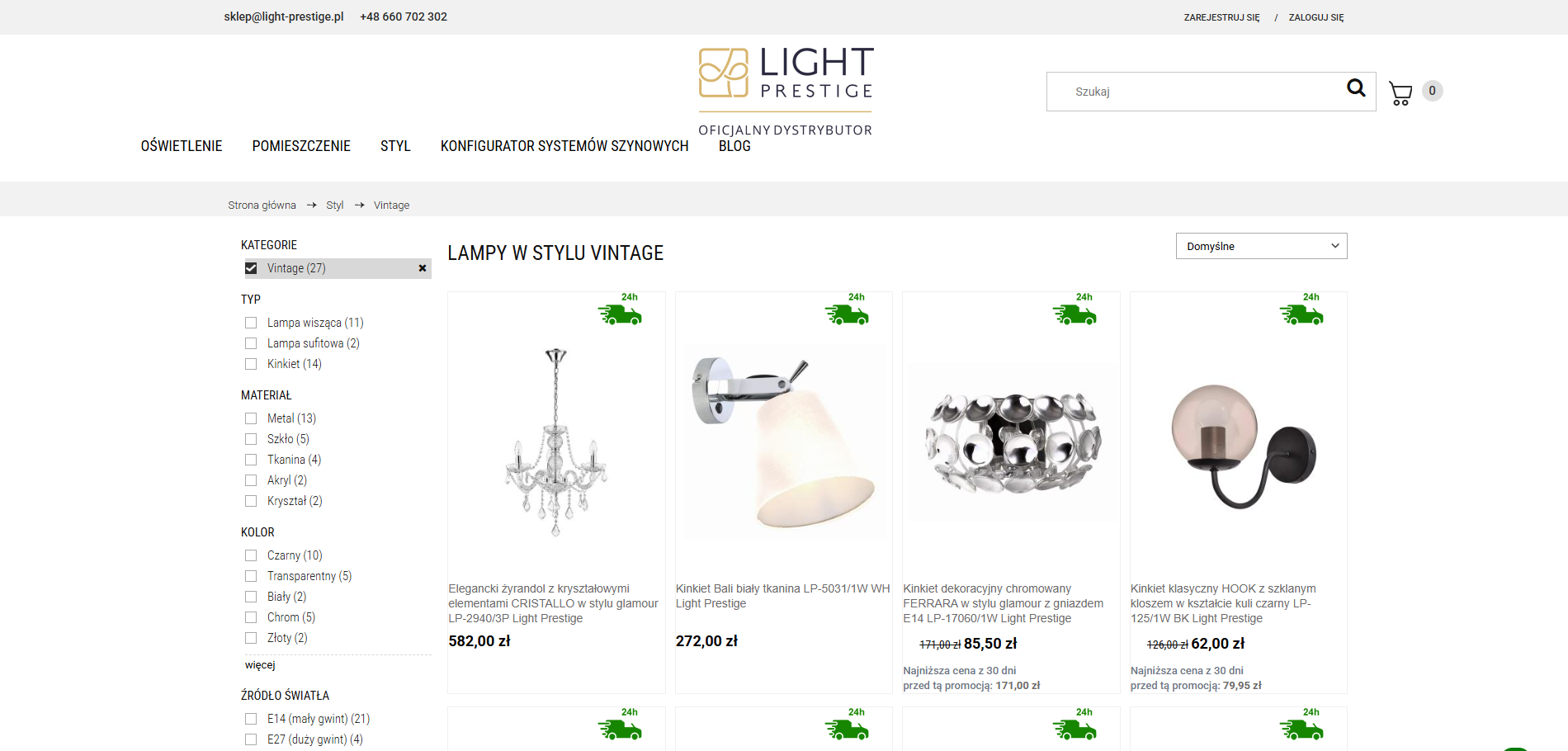 Lampy w stylu vintage – jak dodać wnętrzu charakteru retro?
